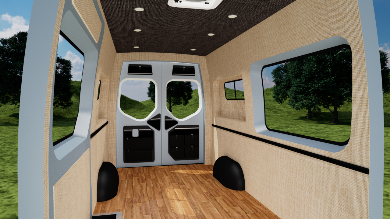 Mercedes Sprinter 170" Extended High Roof Interior Panel Kit