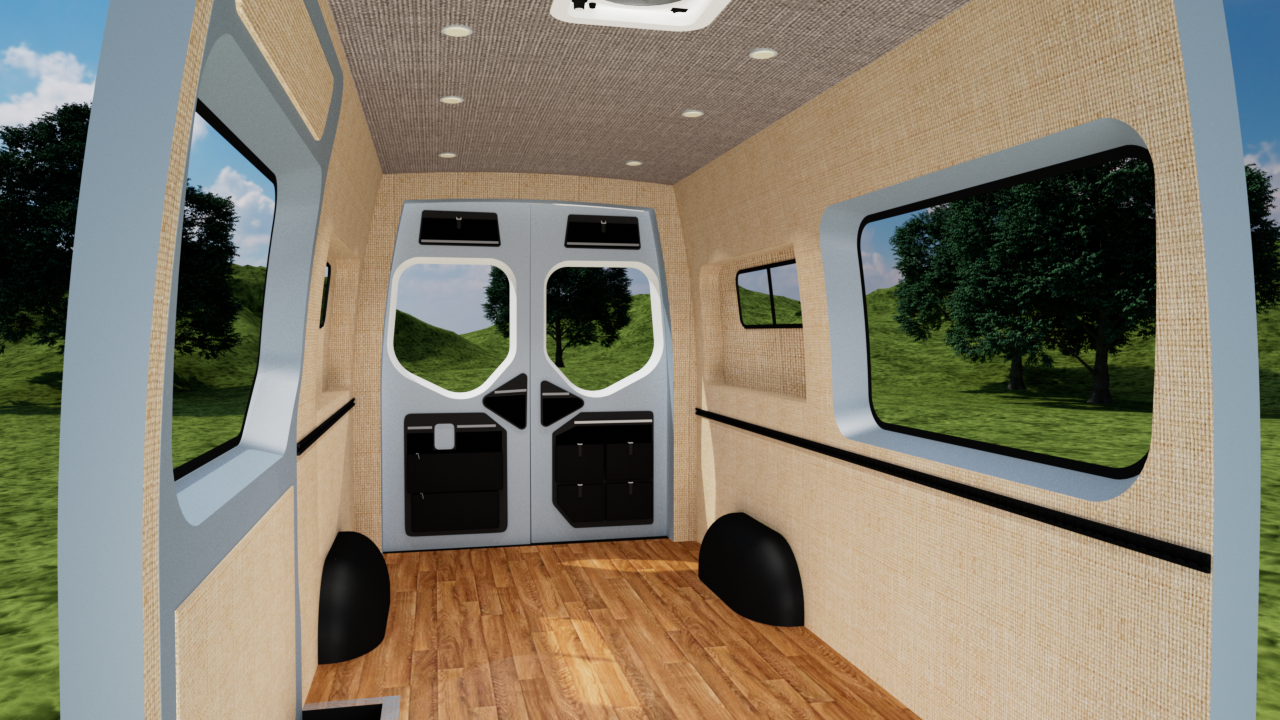 Mercedes Sprinter 170" Extended High Roof Interior Panel Kit