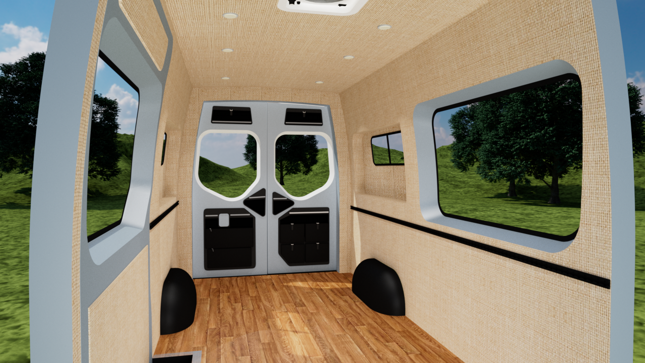 Mercedes Sprinter 170" Extended High Roof Interior Panel Kit