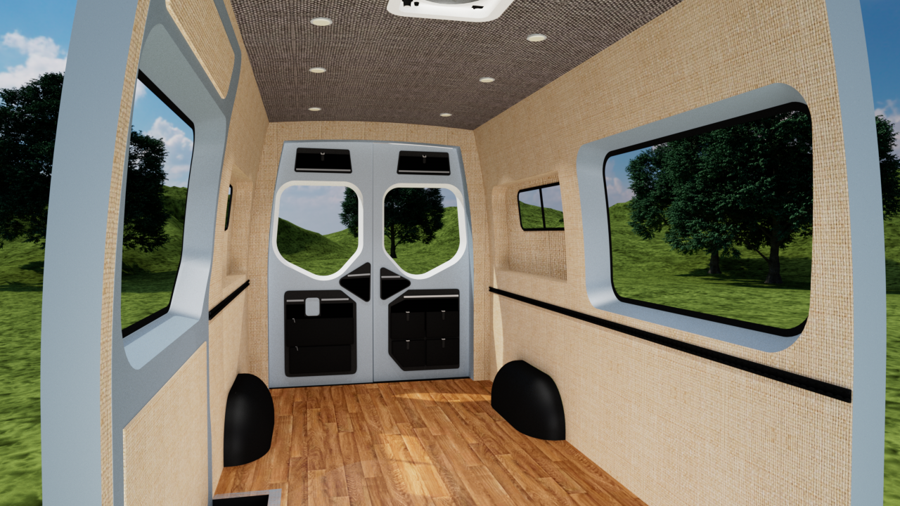 Mercedes Sprinter 170" Extended High Roof Interior Panel Kit