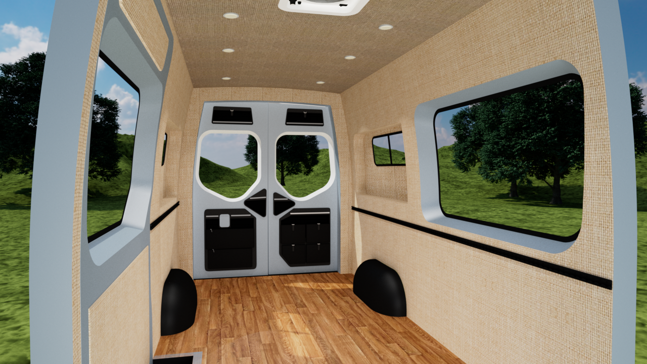 Mercedes Sprinter 170" Extended High Roof Interior Panel Kit