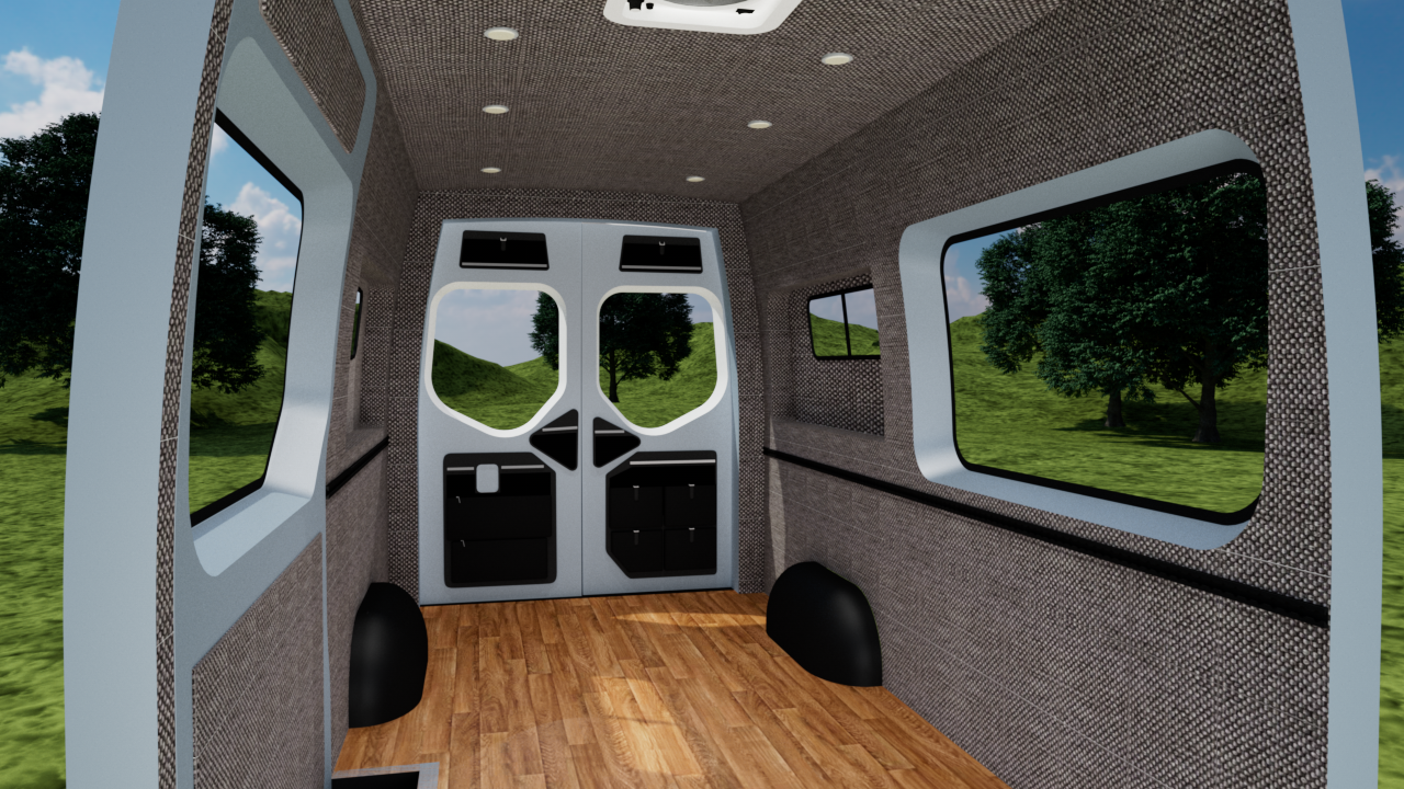 Mercedes Sprinter 170" Extended High Roof Interior Panel Kit