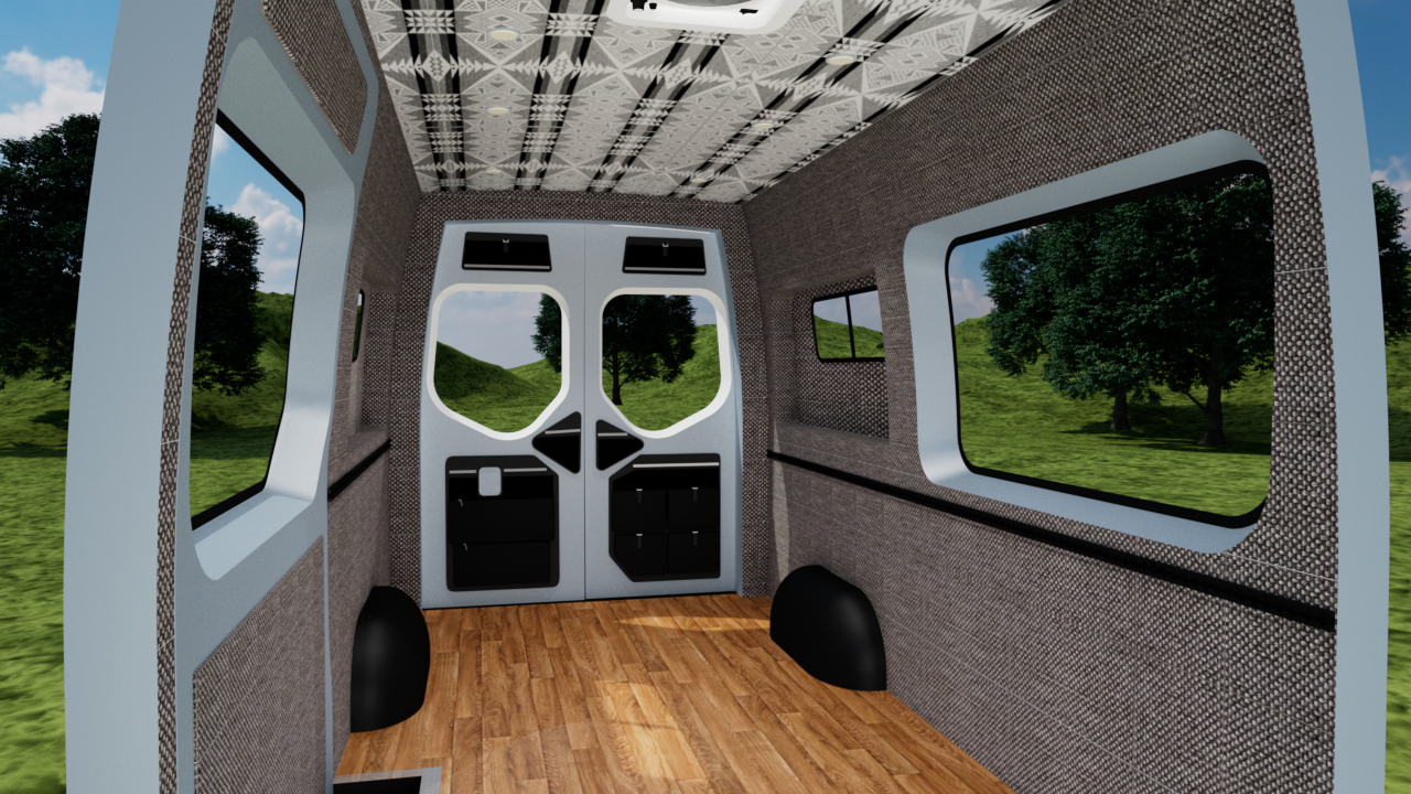 Mercedes Sprinter 170" Extended High Roof Interior Panel Kit