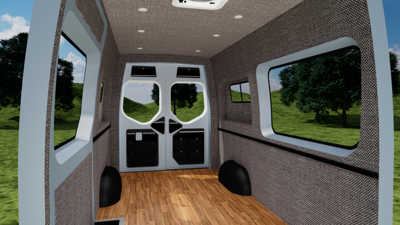 Mercedes Sprinter 170" Extended High Roof Interior Panel Kit