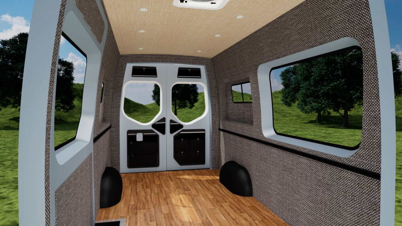Mercedes Sprinter 170" Extended High Roof Interior Panel Kit