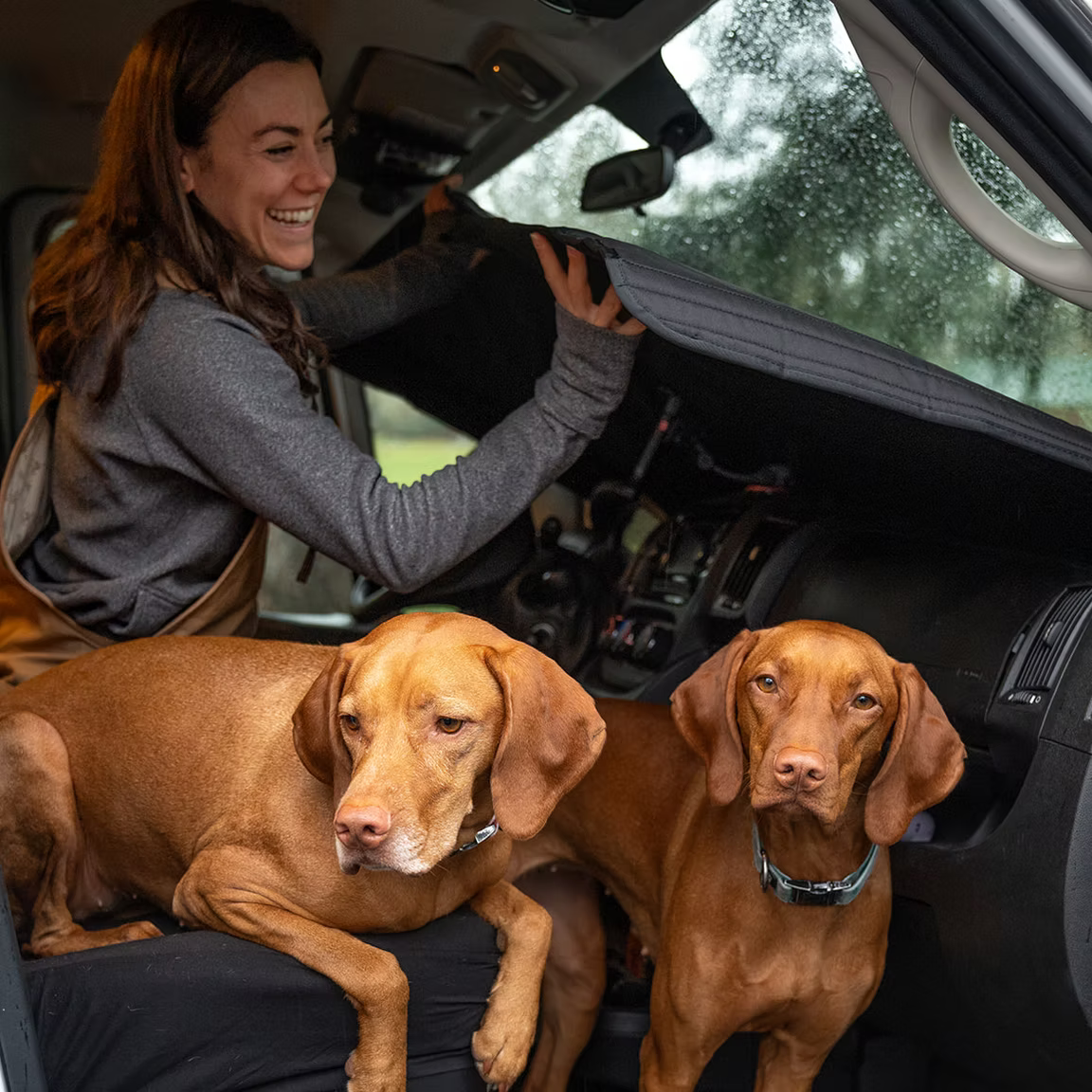 Load video: Promaster Stealth Front Windshield Cover