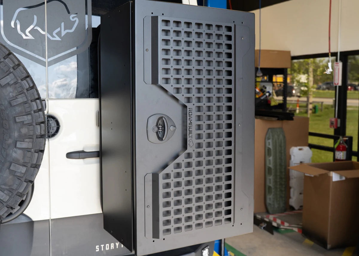Load video: ROAMBUILT Trail Box with Optional Drawers