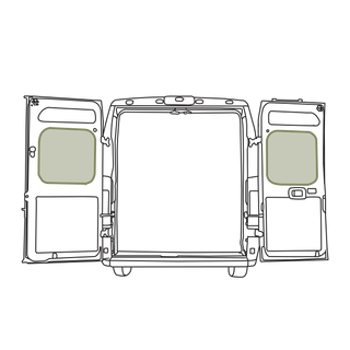 Promaster Mid-Door Storage Panels