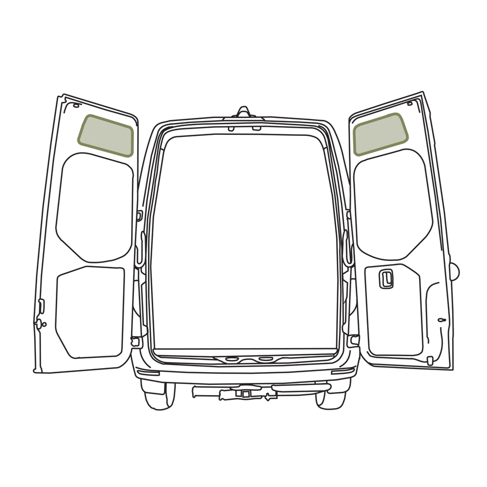 Sprinter Upper-Door Storage Panels