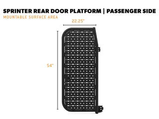 Sprinter Rear Door Platform