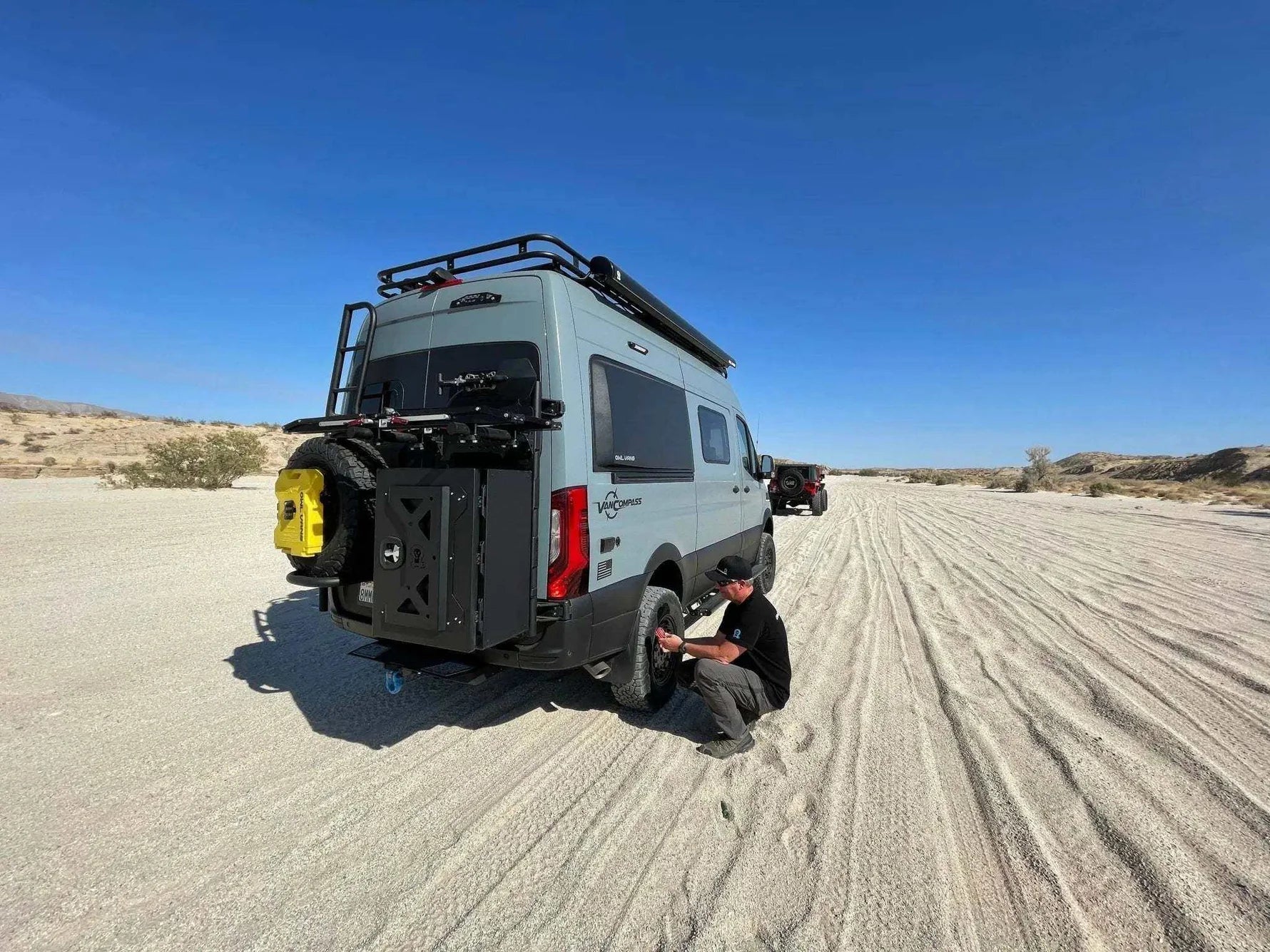 Sprinter Bike Rack and Box Carrier: Rear Door B2 Classic
