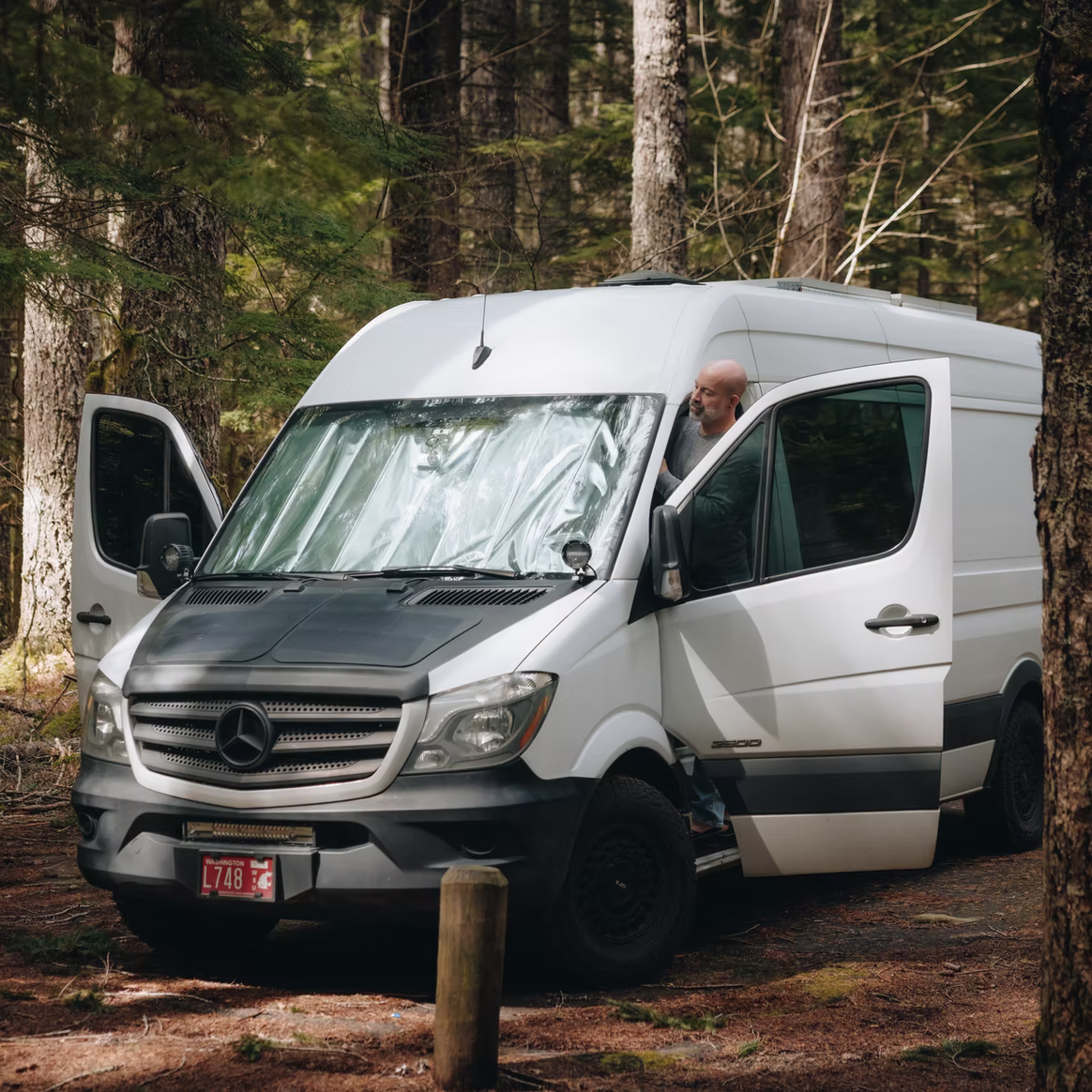 Sprinter Reflective Front Windshield Cover