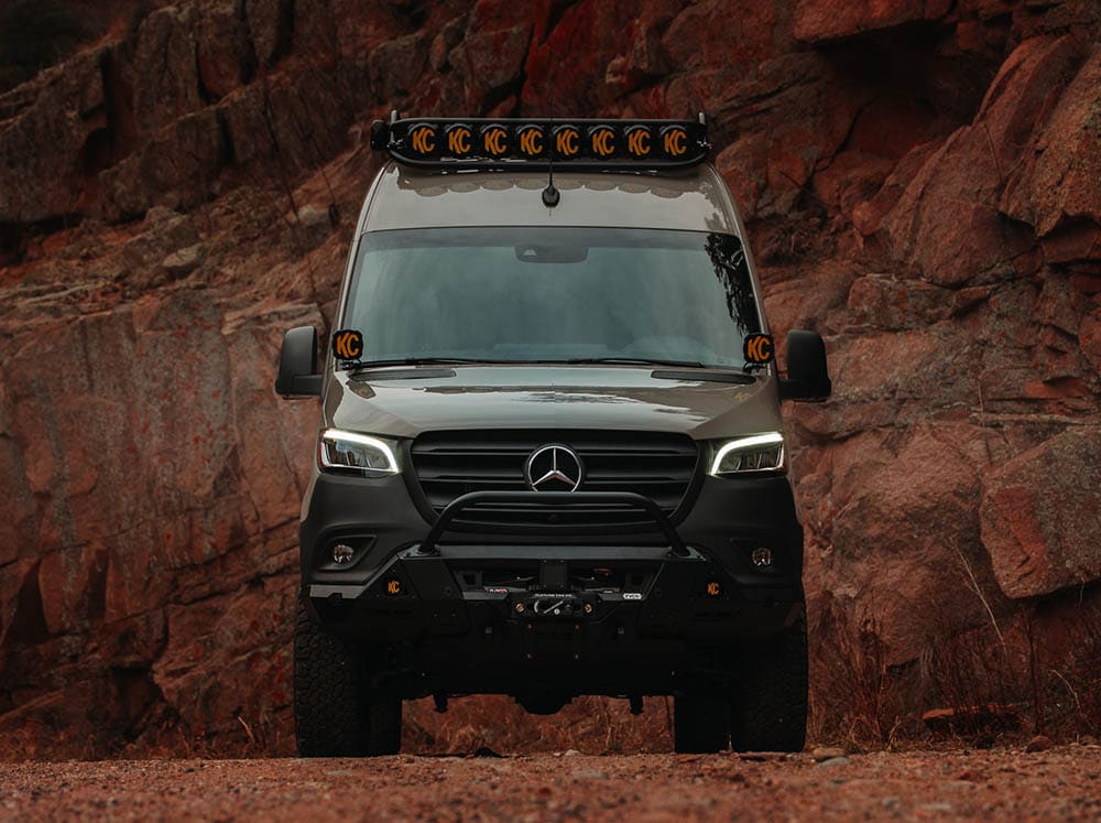 Load video: Sprinter Front Bumper