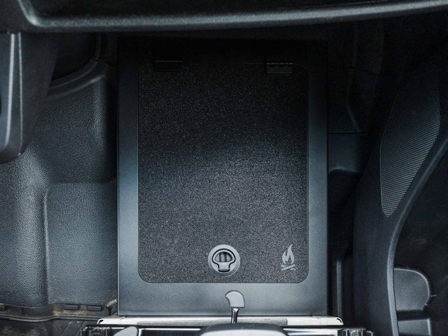 Sprinter Van Passenger Floor Riser Compartment – Alpine Van Works, LLC