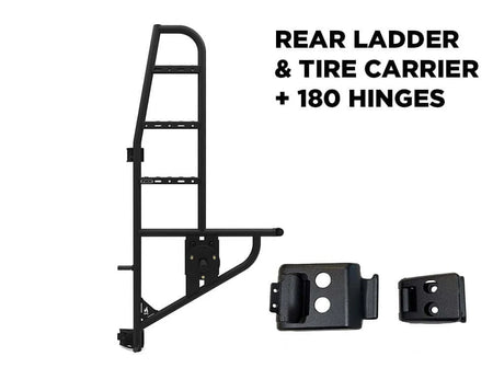 Sprinter Van Rear Hand Rails Sprinter Rear Ladder and Tire Carrier – Alpine Van Works, LLC
