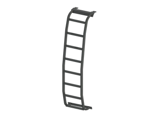 Straight Side Ladder-High Roof