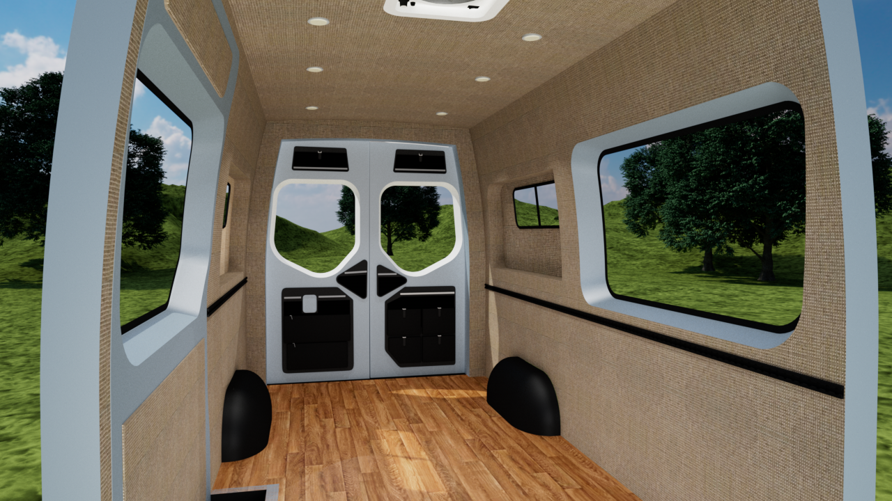 Mercedes Sprinter 170" Extended High Roof Interior Panel Kit