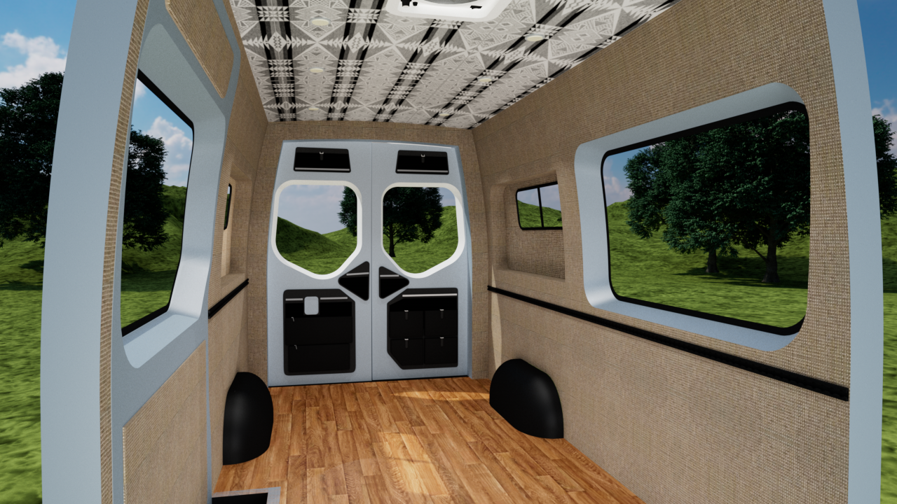 Mercedes Sprinter 170" Extended High Roof Interior Panel Kit