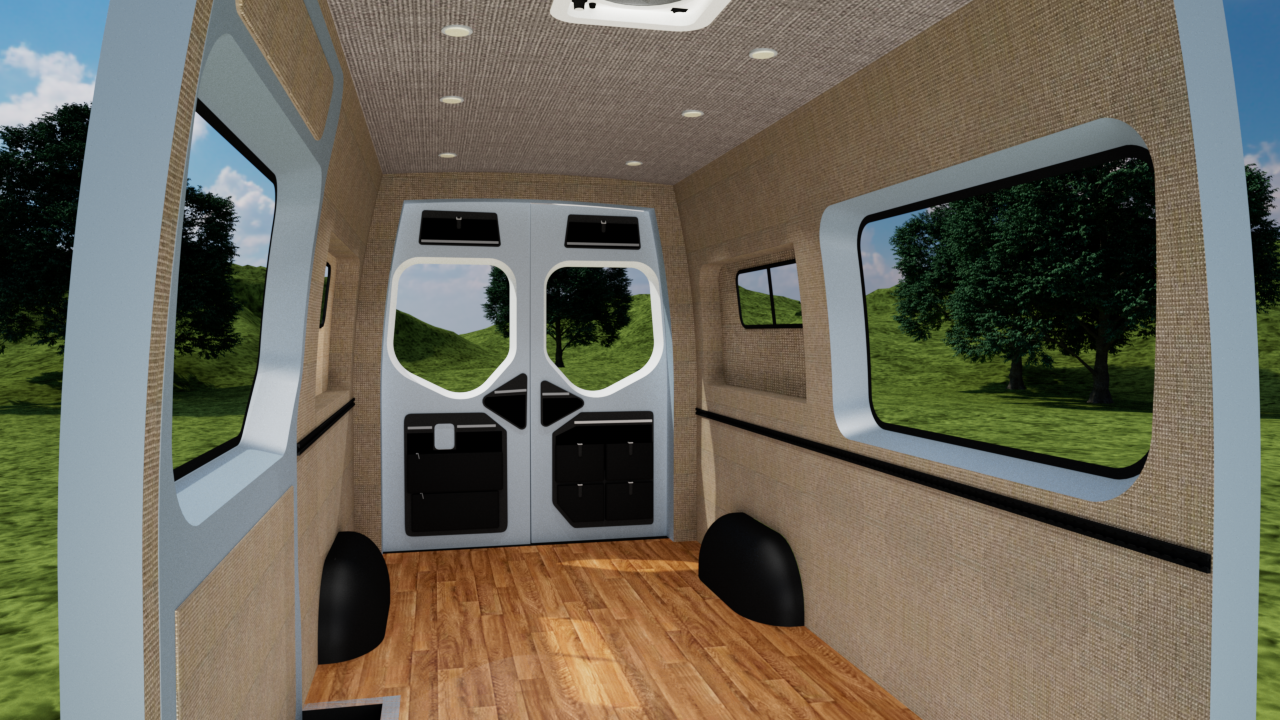 Mercedes Sprinter 170" Extended High Roof Interior Panel Kit