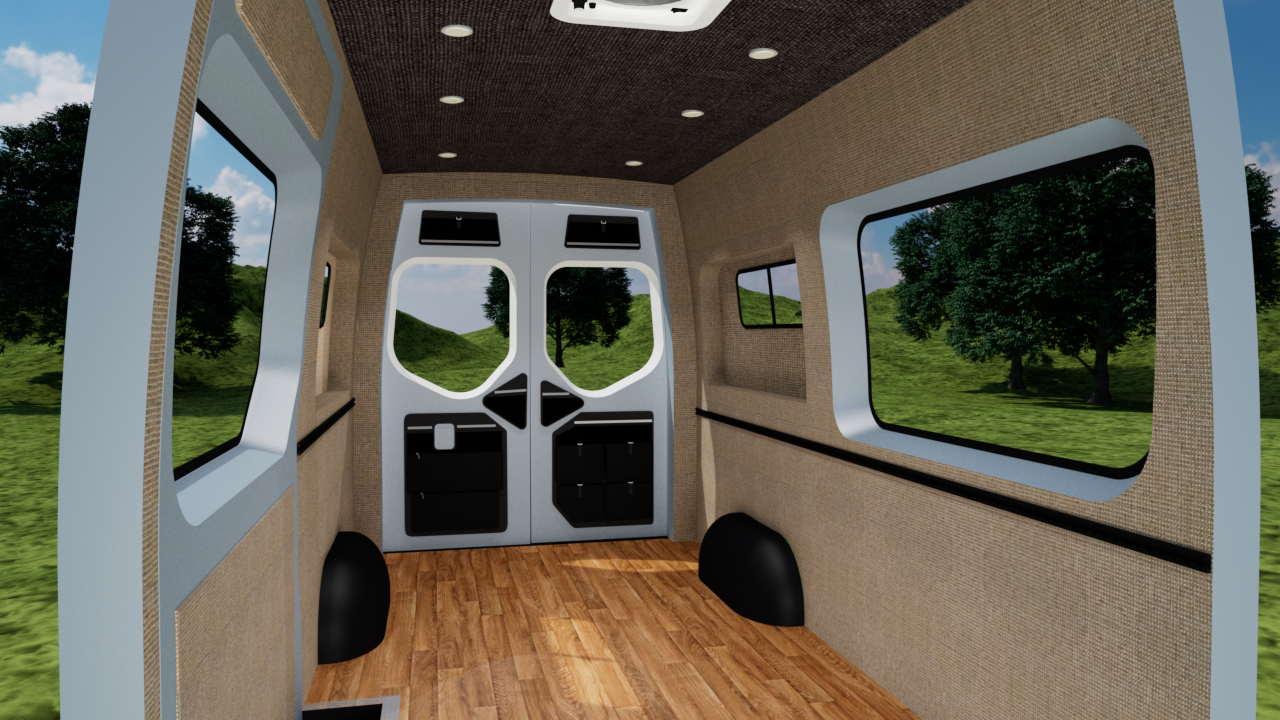 Mercedes Sprinter 170" Extended High Roof Interior Panel Kit