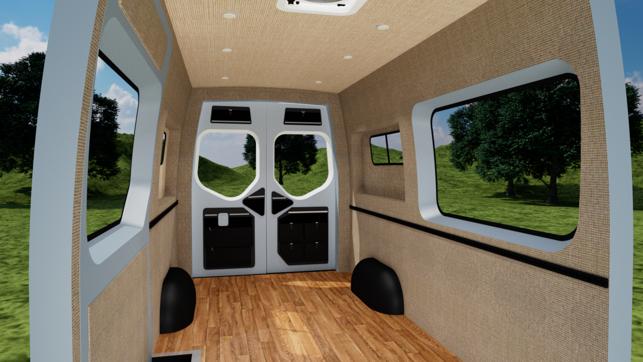 Mercedes Sprinter 170" Extended High Roof Interior Panel Kit