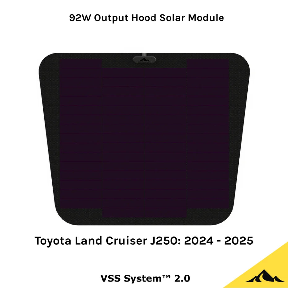 Toyota Land Cruiser 250 Series / Prado (2024-2025) | Hood / Bonnet Solar Panel | VSS System™ 2.0
