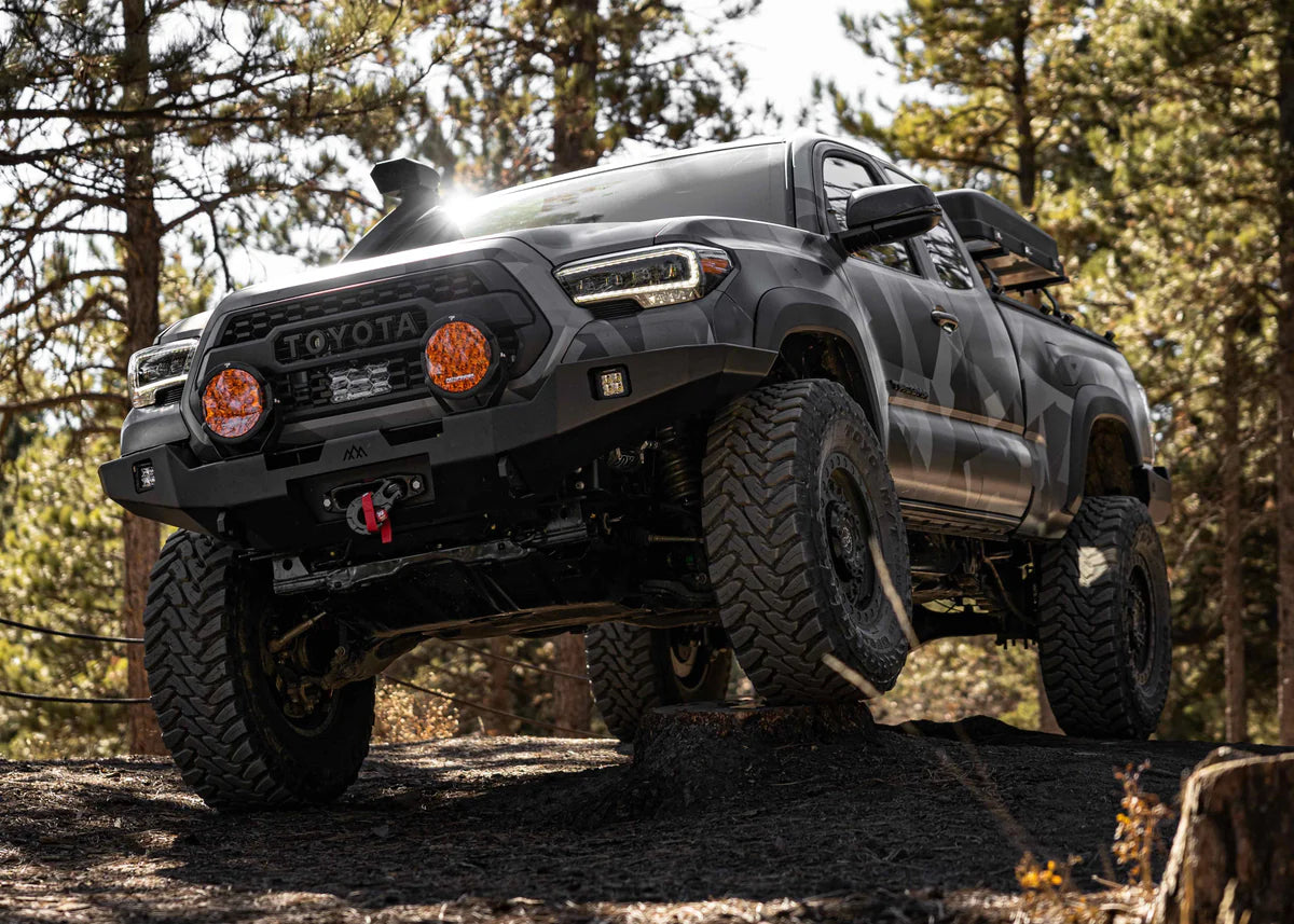 Load video: Toyota Tacoma 3rd Gen Hi-Lite Overland Front Bumper