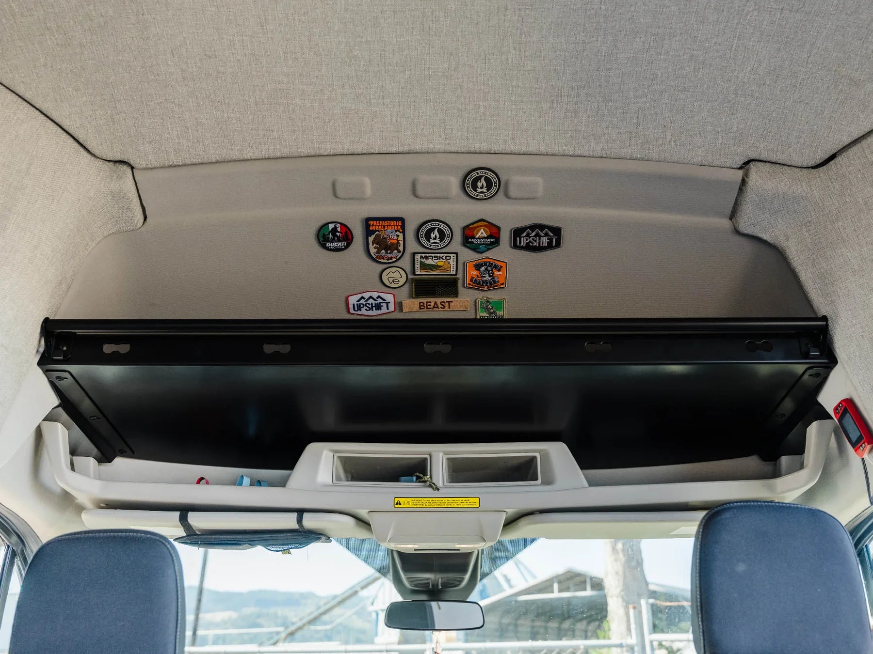 Load video: Transit Van Headliner Shelf