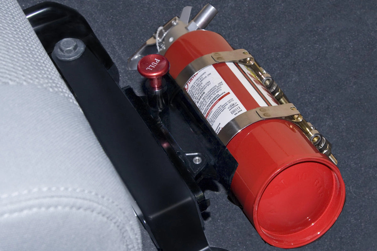 Universal Fire Extinguisher Mount | Black – Alpine Van Works, LLC