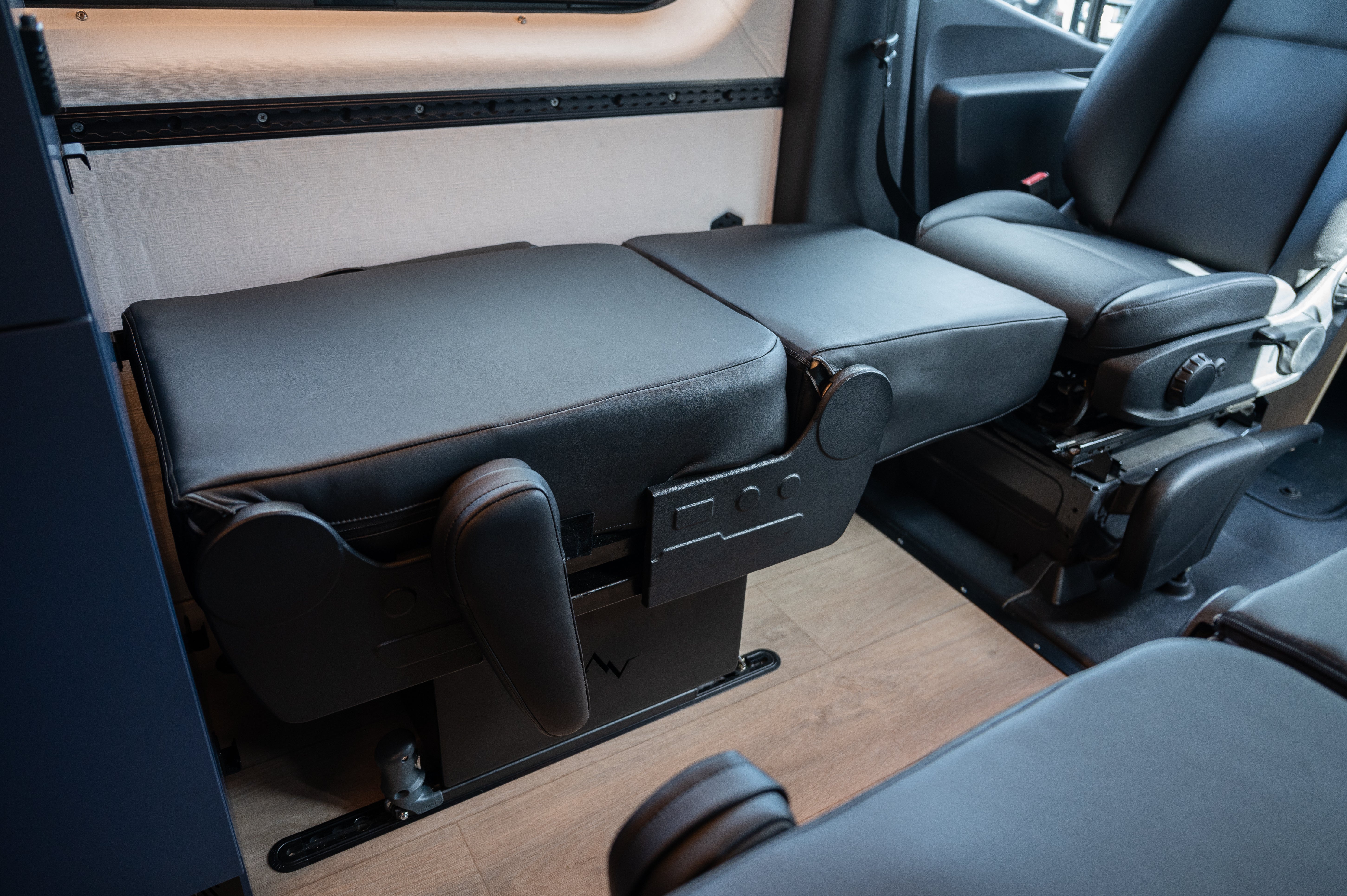 Campervan Van Bench Seats That Fold Into A Bed Camper Van Bench