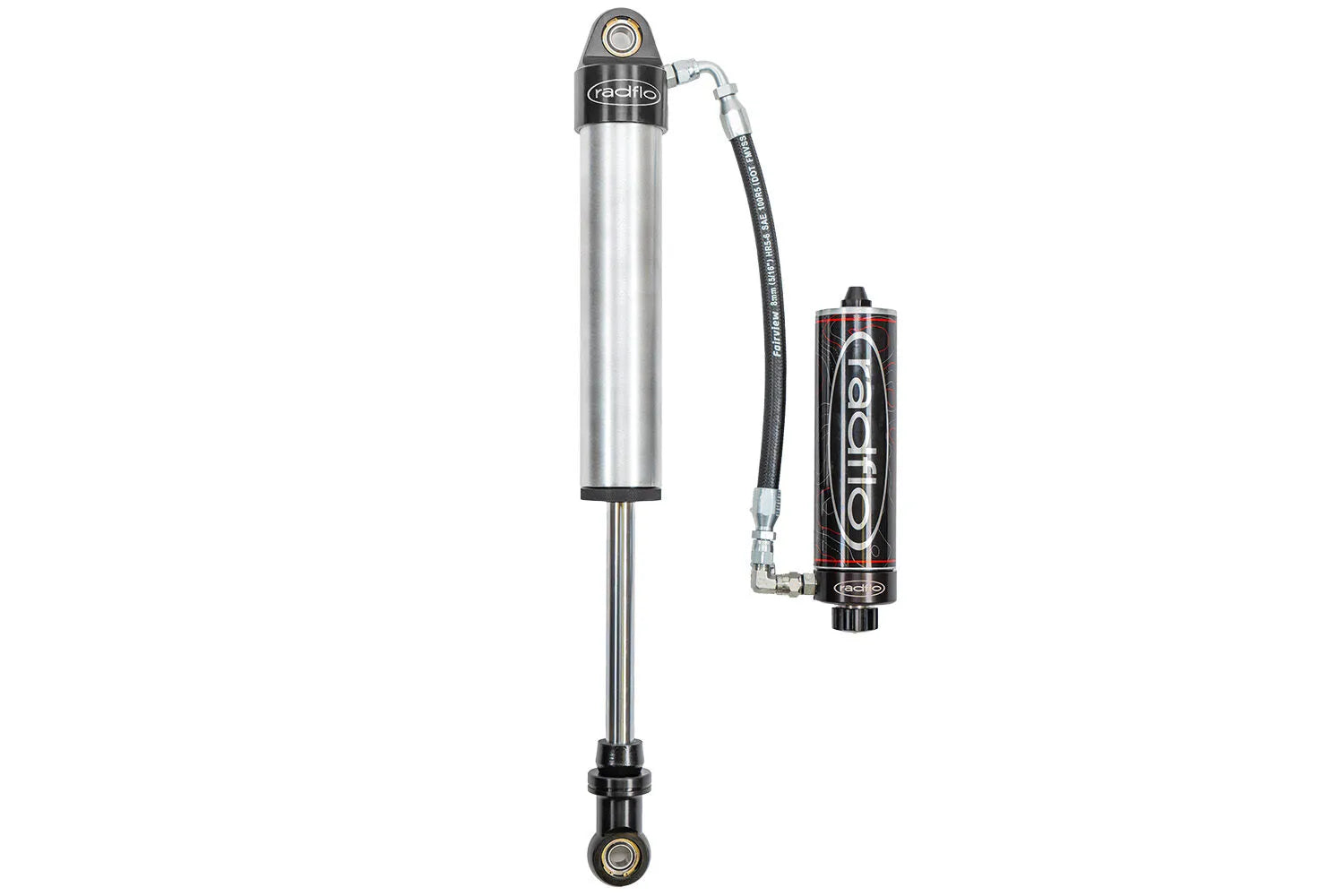 Radflo OE Replacement 2.5 Rear Jeep JT For 2.5″ Of Lift Height With Remote Reservoir & Compression Adjuster to Suit EVO 2.5″ Lift