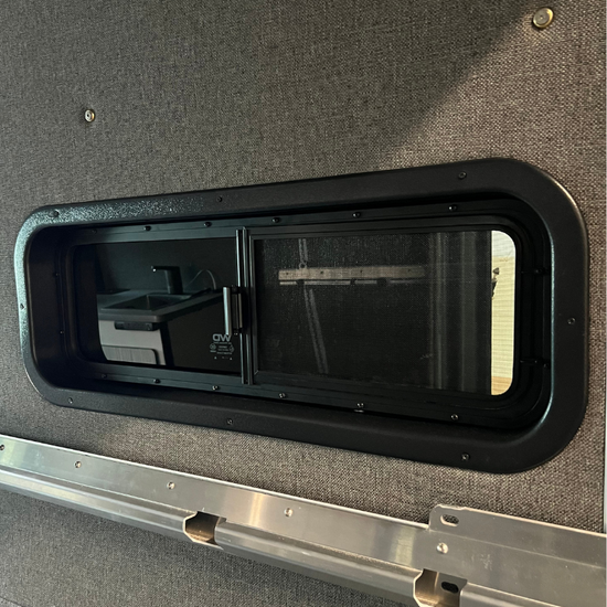 Mercedes Sprinter Rear Half-Slider Window Trim Ring – Alpine Van Works, LLC