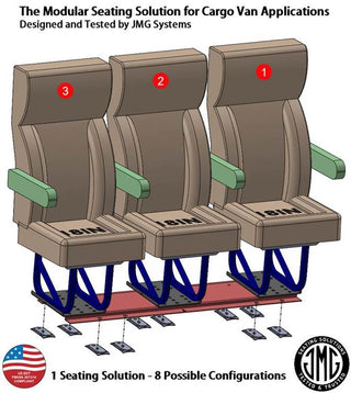 JMG DOT-Rated 18" Modular Seating Solution