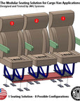 JMG DOT-Rated 18" Modular Seating Solution