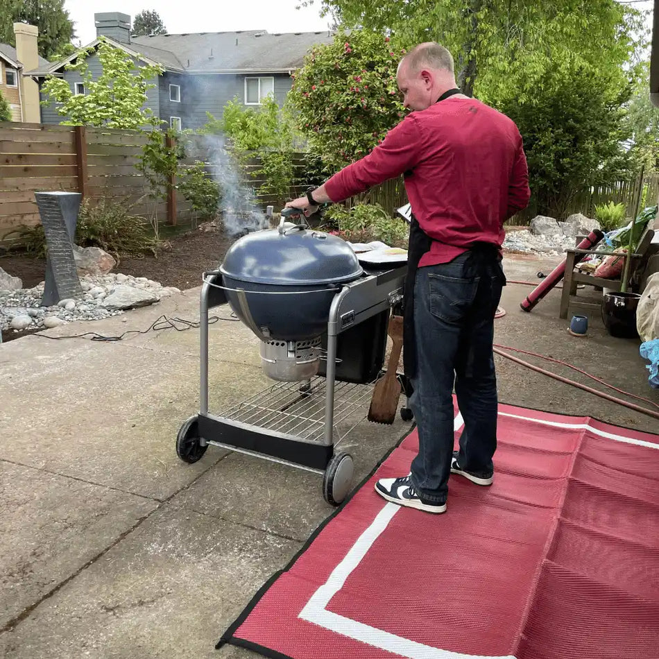 5×7 Outdoor Mat – Varsity Maroon