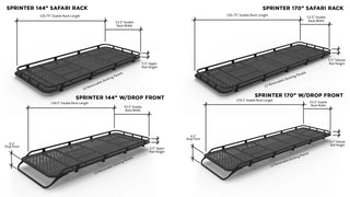 Safari Style Sprinter Roof Rack